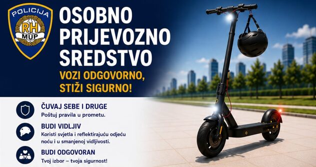 Policija opet upozorava vozače romobila, ali i roditelje