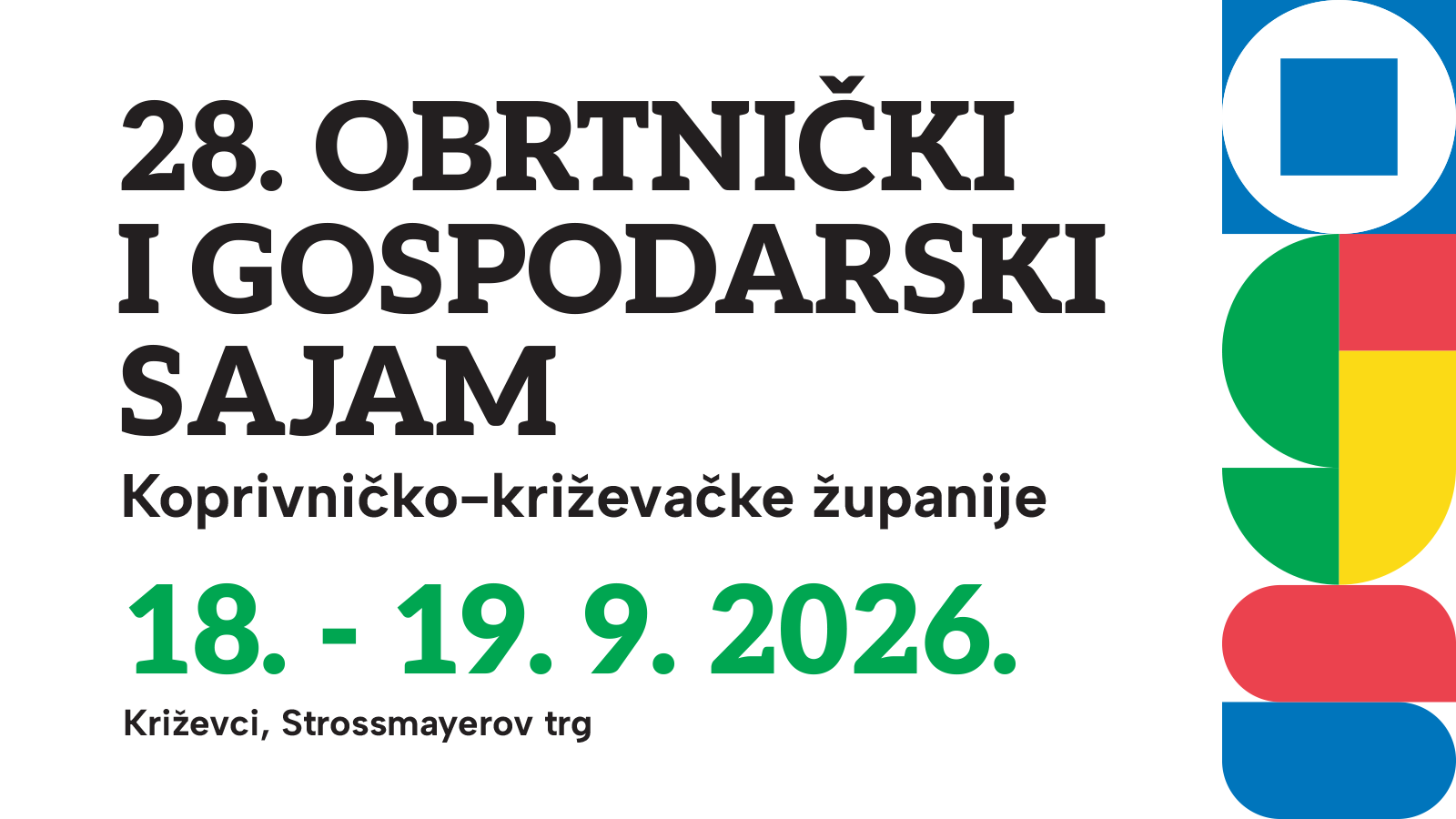 Otvorene prijave za 28. Obrtnički i gospodarski sajam!